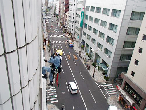 特殊建築物　外壁全面打診調査